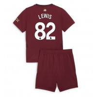 Maglie da calcio Manchester City Rico Lewis #82 Terza Maglia Bambino 2024-25 Manica Corta (+ Pantaloni corti)